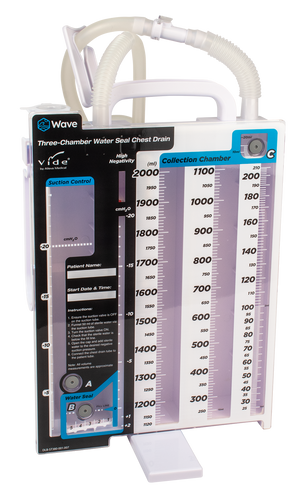 Vide Three-Chamber Water Seal Chest Drain (Wet-Wet) ST380-0001